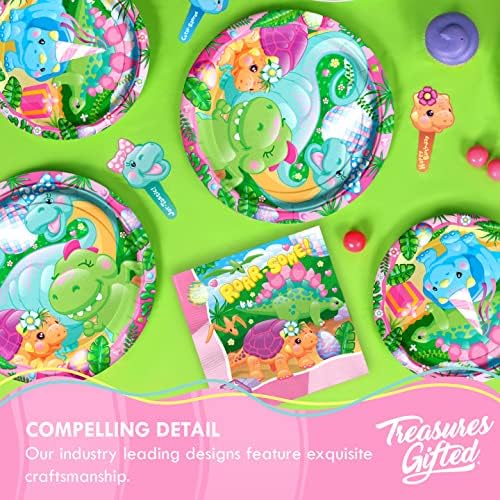 Treasures Gifted Dinosaur Tablecloth Pack of 2
