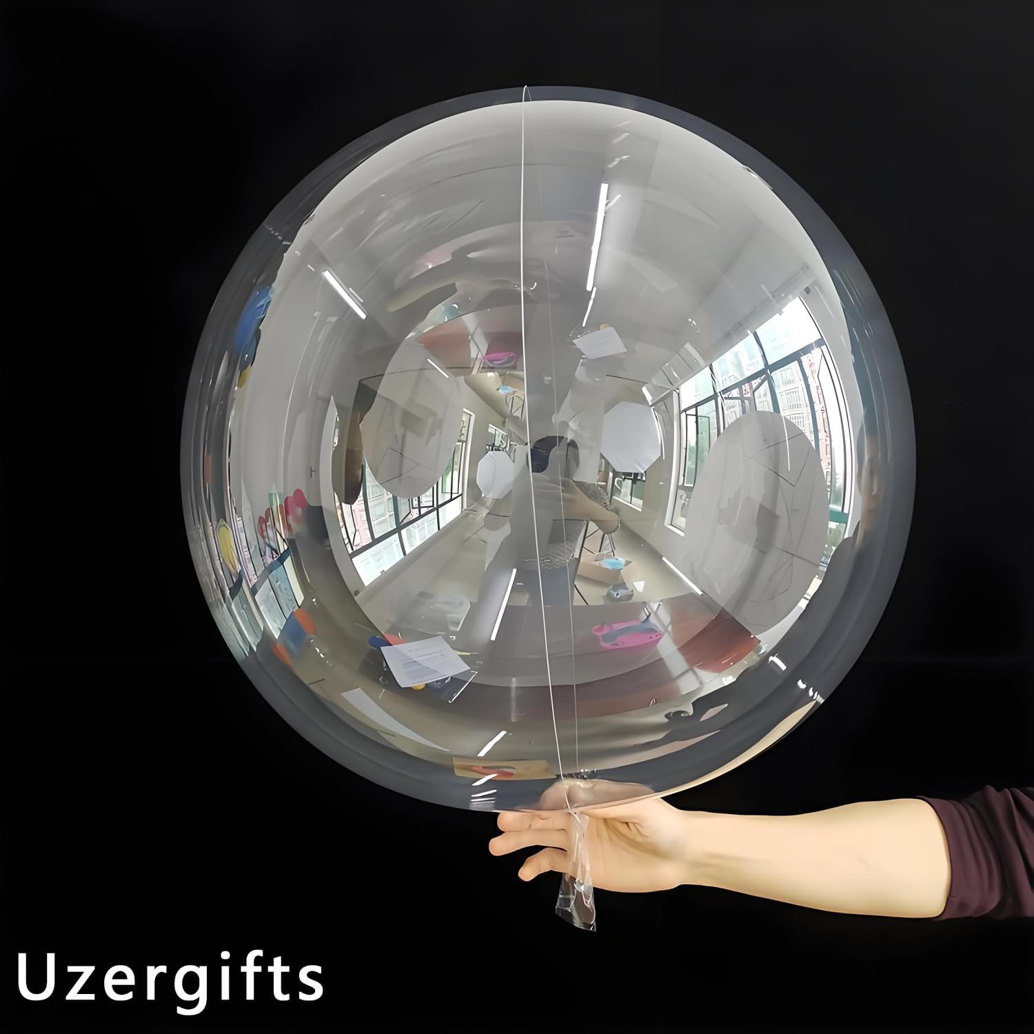 25 Pack Transparent Bobo Balloons 24 Inches for Decorations