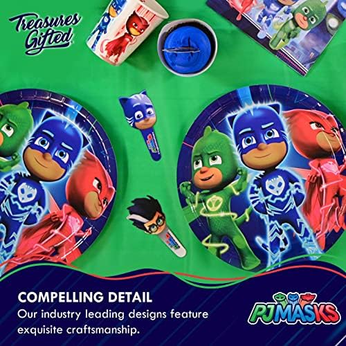 Treasures Gifted PJ Masks Tablecloth 54x108 Birthday Decor