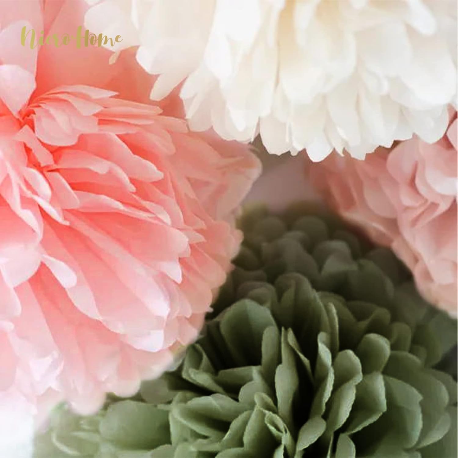 NICROHOME EUR Bridal Shower Decorations Set 12 PCS