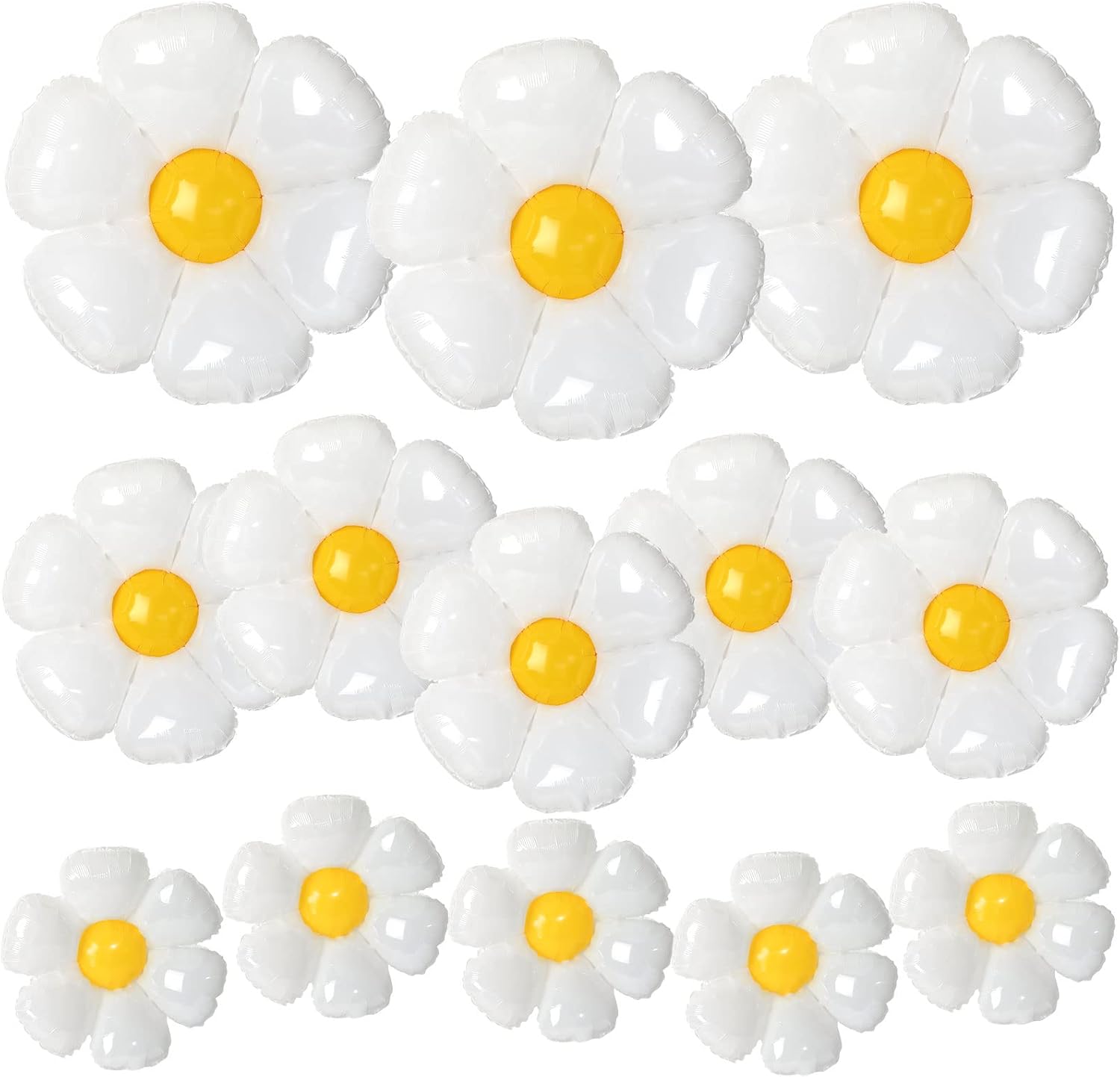 NOVWANG Daisy Balloons 18PCS Party Decorations