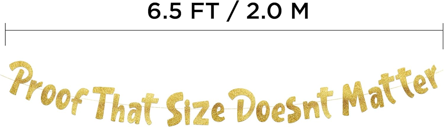 Funny Bachelor Party Gold Glitter Banner