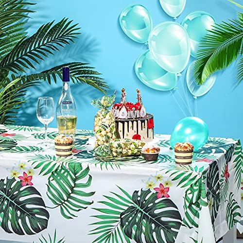 Tatuo 3 Pack Hawaiian Luau Party Tablecloths