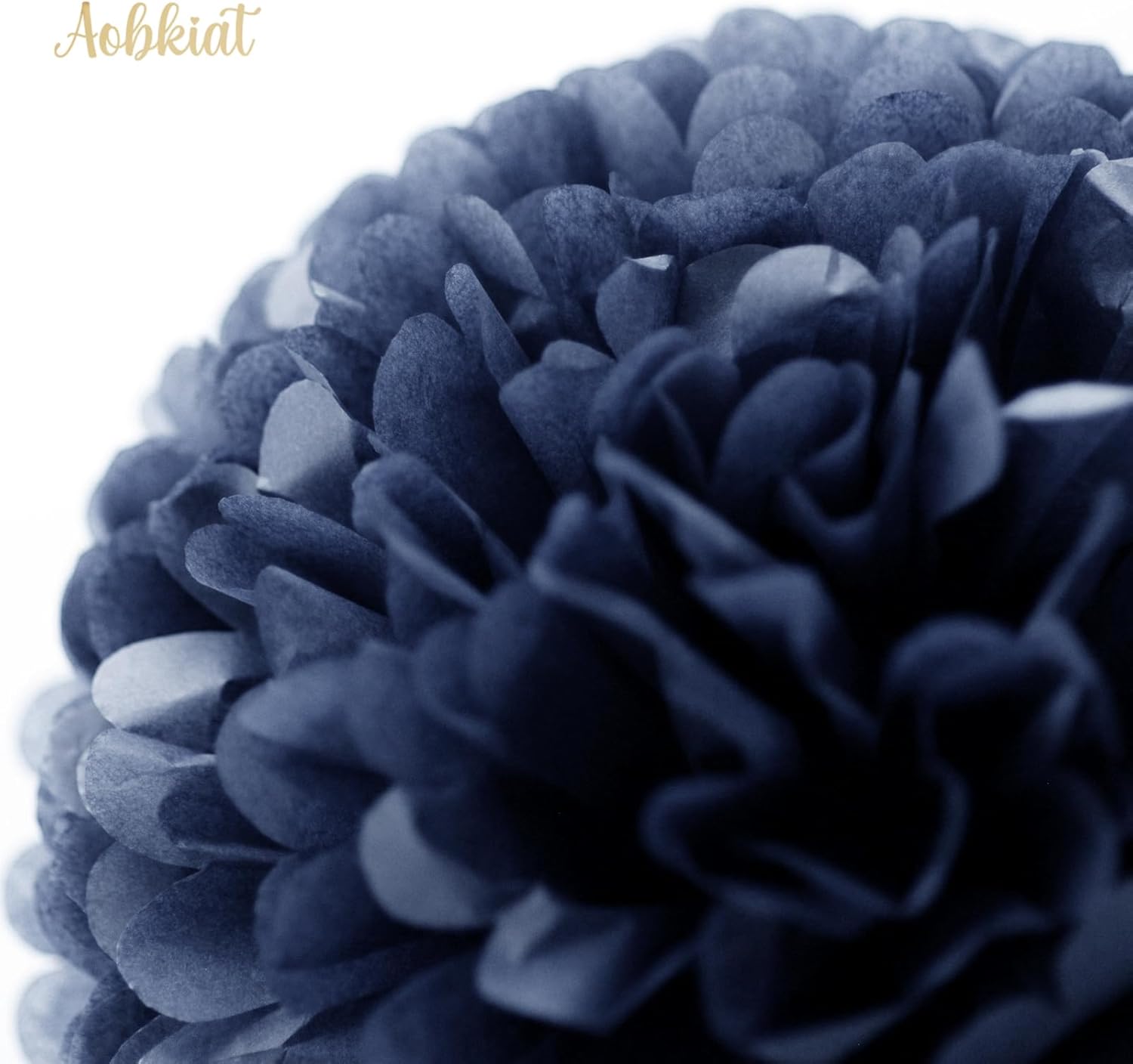 AOBKIAT Boho Wedding Party Decor Tissue Pom Poms Garland