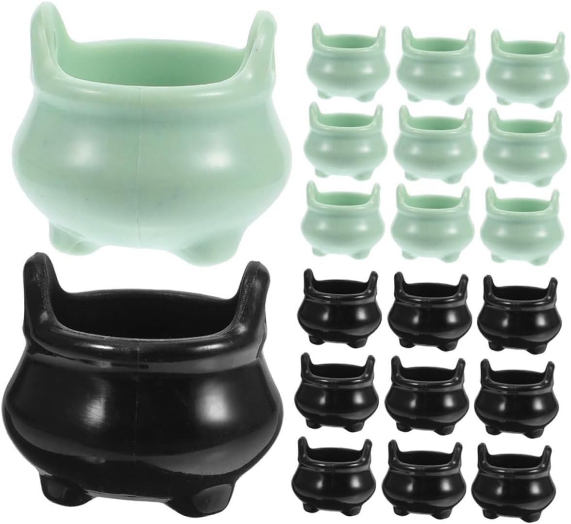 20pcs Mini Cauldron Halloween Decorations