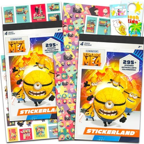 Minions Stickers for Kids - 590 Sticker Set