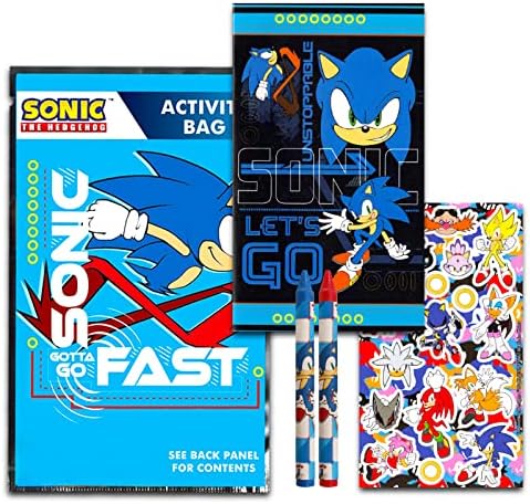 Sonic Birthday Party Favors Set - 24 Play Packs Bundle