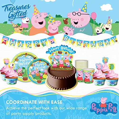 Treasures Gifted Peppa Pig Birthday Decor Tablecloths Pack of 2