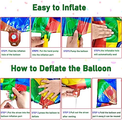 32 Inch Block Number 7 Balloons for 7th Birthday Party