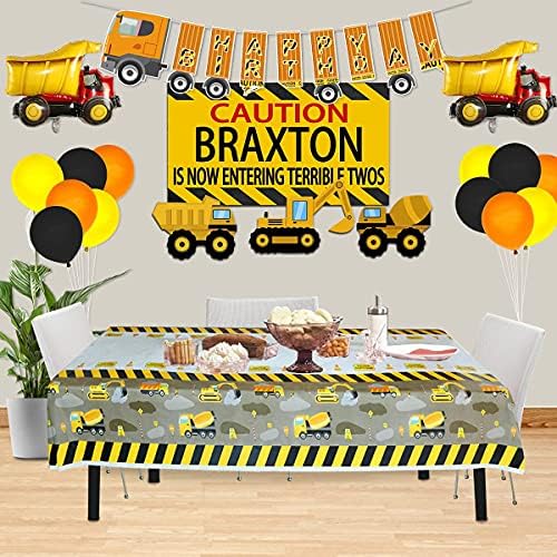 Construction Table Covers 86x51in for Kids Party