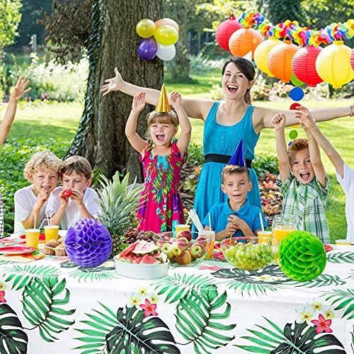Tatuo 3 Pack Hawaiian Luau Party Tablecloths