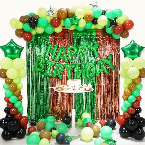TNT Pixel Birthday Foil Balloons Party Decorations