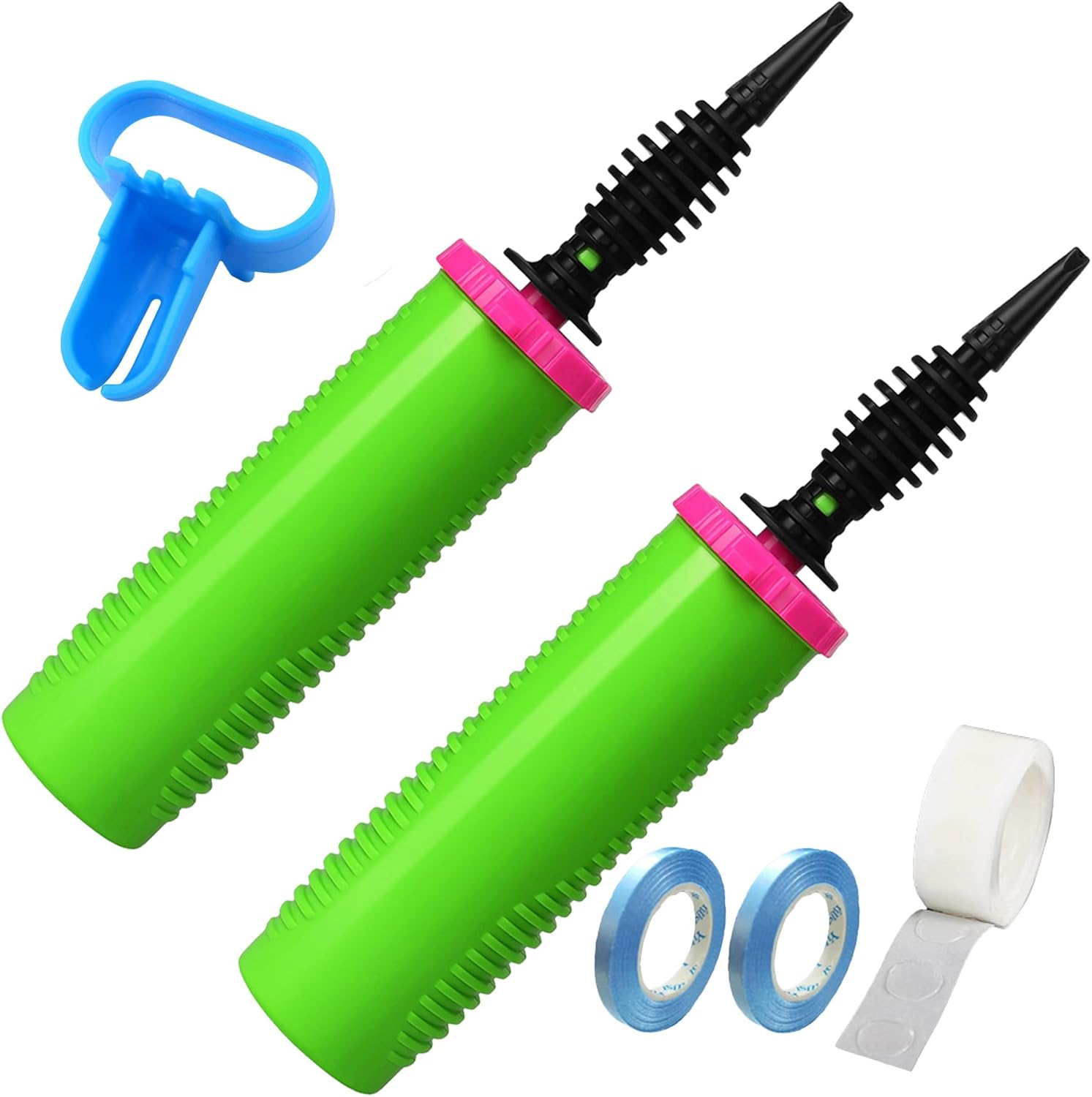 Ouyili Balloon Pump Hand 2 Pack with Tying Tool