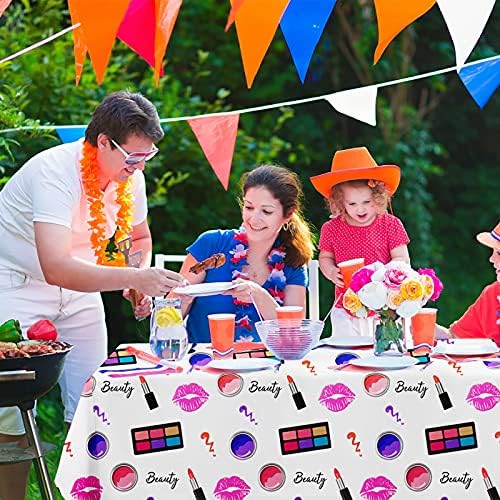 PHOGARY 4 Pack Spa Makeup Table Covers for Parties