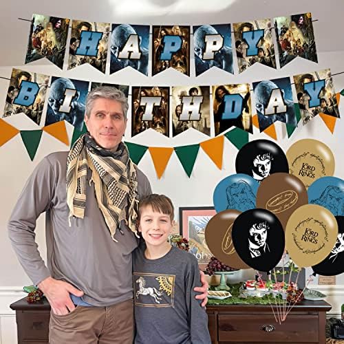 THREEMAO 4-in-1 Birthday Party Decorations Set