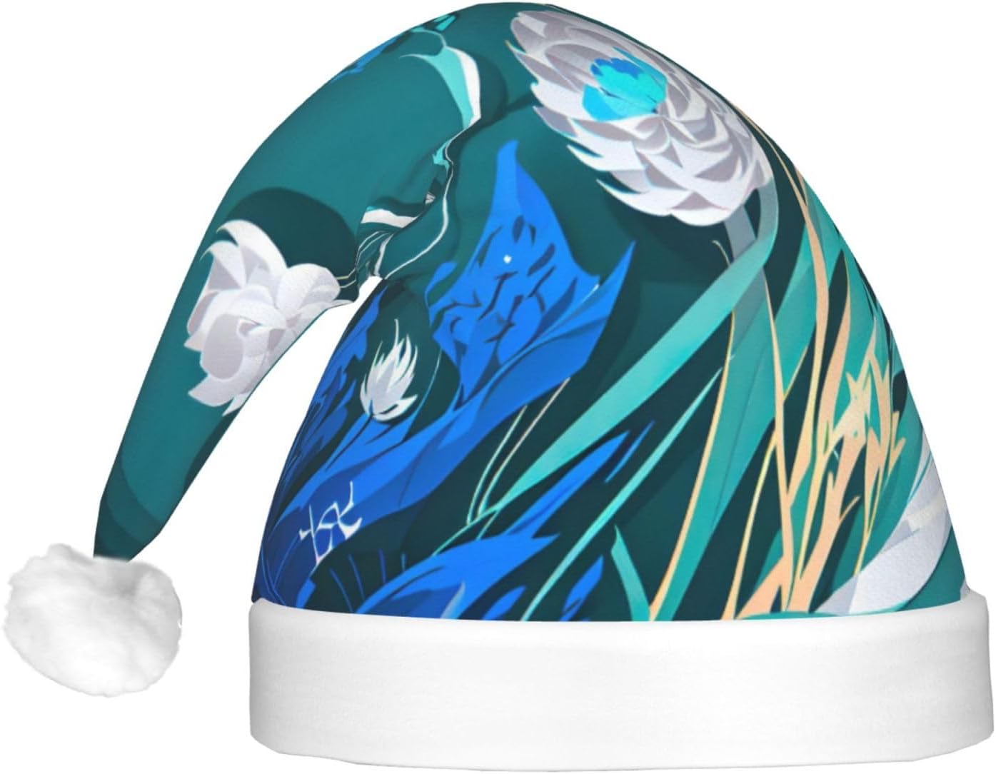 QINZHENG LED Light Up Dragonfly Santa Hat for Adults