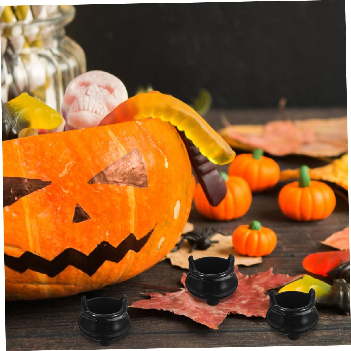 20pcs Mini Cauldron Halloween Decorations