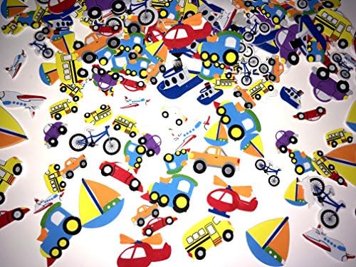 Playscene Transportation Self Adhesive Stickers 500 Piece Pack