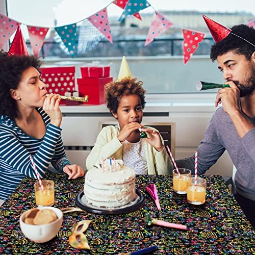 3 Pack Neon Birthday Party Table Cover Supplies