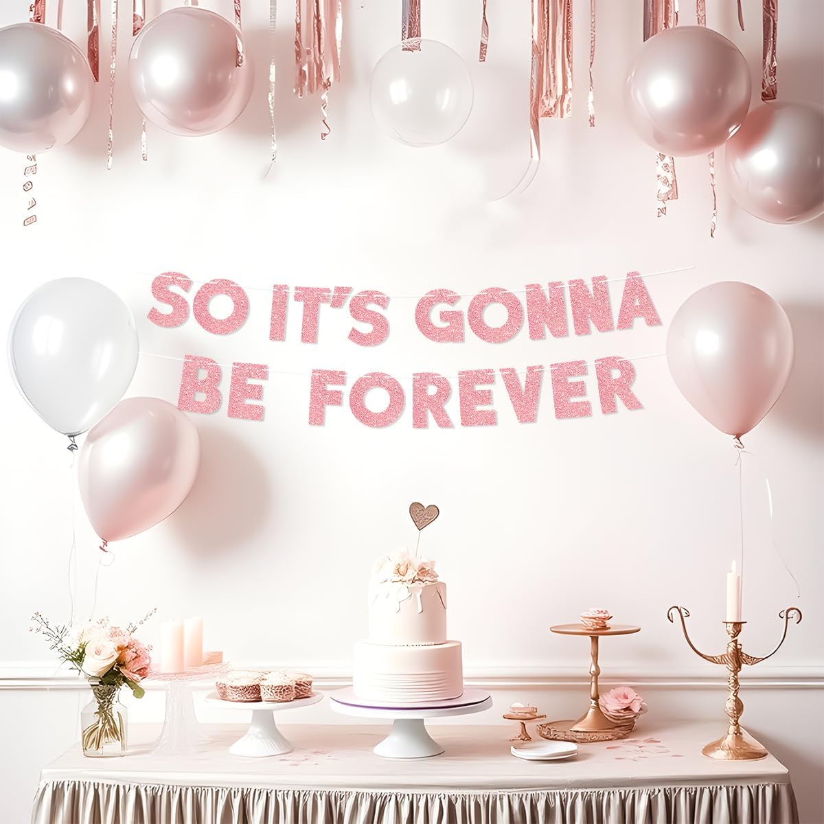 Pre-Strung Bachelorette Party Banner for Engagement Celebrations