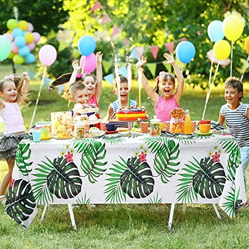 Tatuo 3 Pack Hawaiian Luau Party Tablecloths