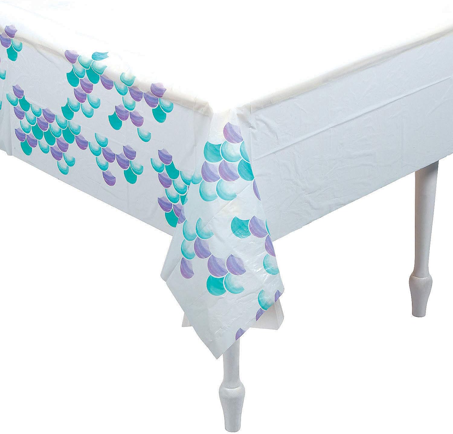Fun Express Mermaid Sparkle Table Cover - 1 Piece