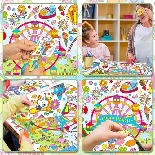 Drunze Giant Poster for Kids Fun Park Decor