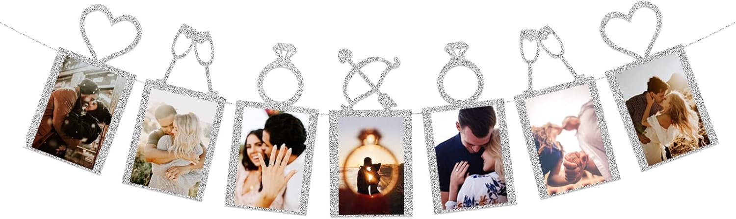 Concico Photo Banner for Wedding and Anniversary Decorations