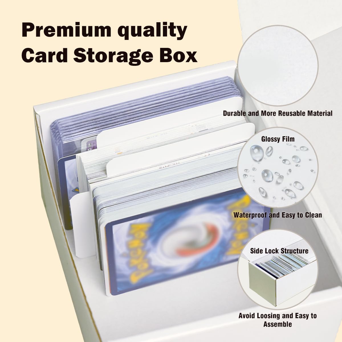 NUMINA 7 Pack Card Storage Boxes for Trading and Collectible Cards
