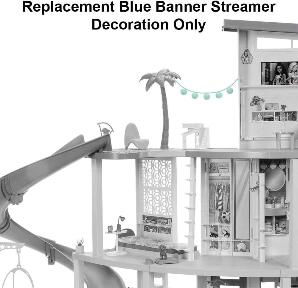 Barbie Replacement Blue Banner Streamer Decoration