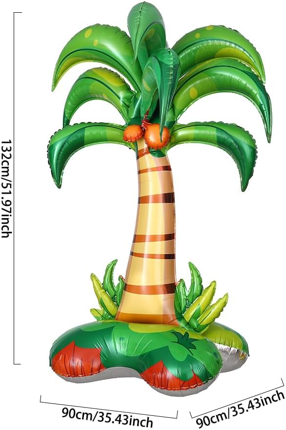 12Pcs Summer Tropical Balloon Decor Kit