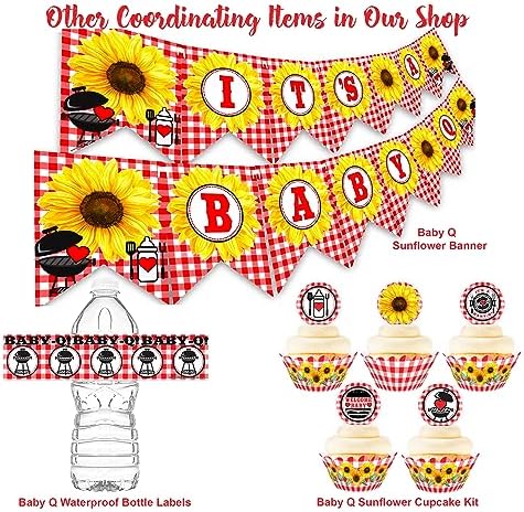 I Do BBQ Banner with Heart and BBQ Decor