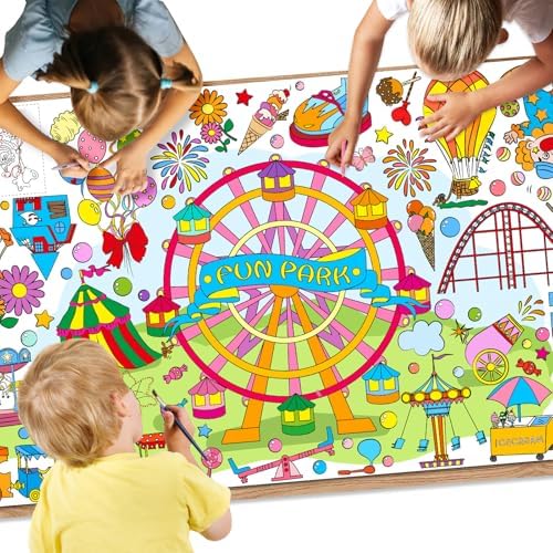 Drunze Giant Poster for Kids Fun Park Decor
