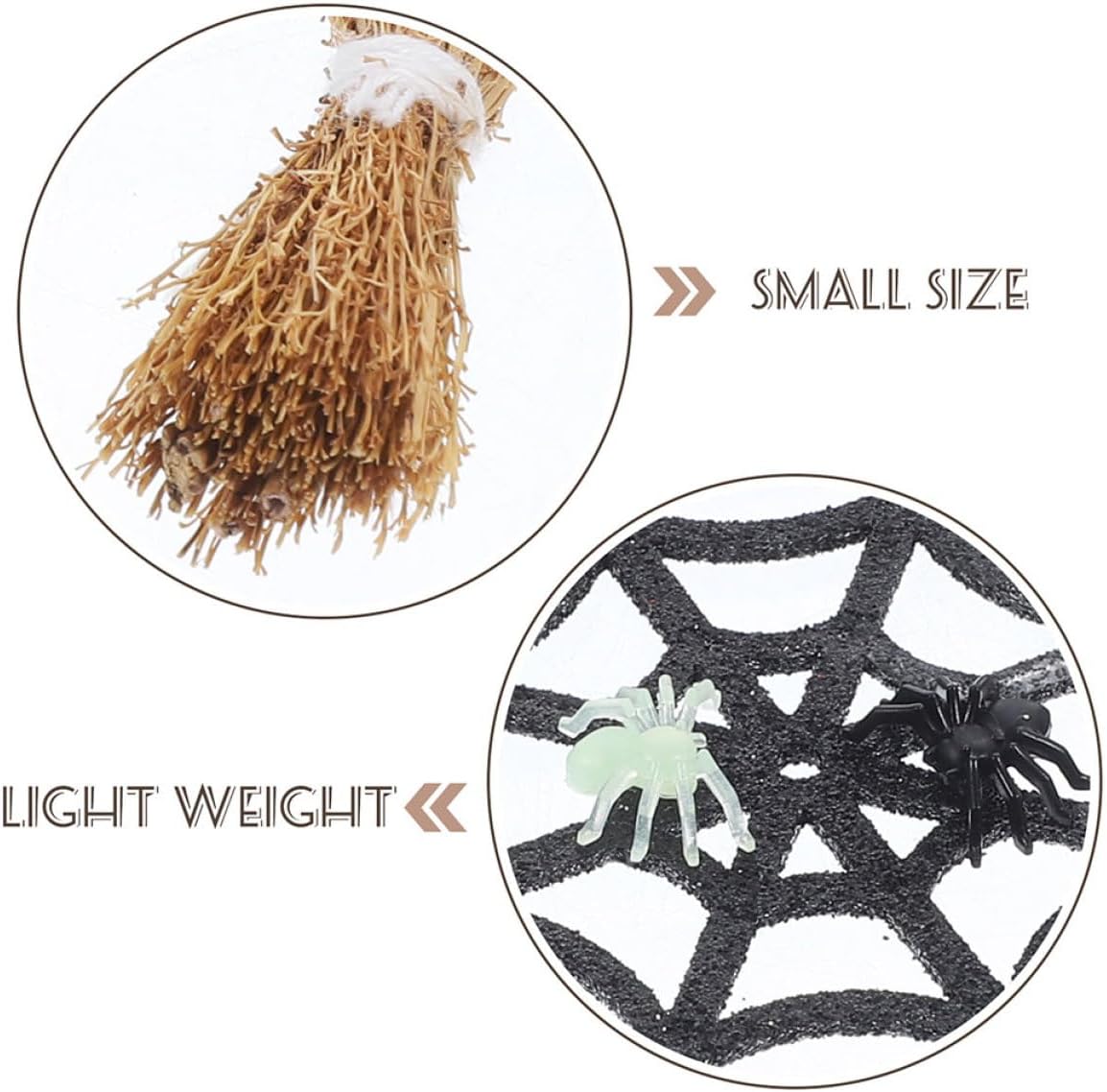 PRETYZOOM 2Sets Halloween Witch Ornament DIY Decor for Dollhouses