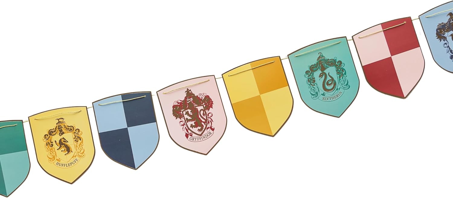 Harry Potter House Banner - 12x6 Multicolor