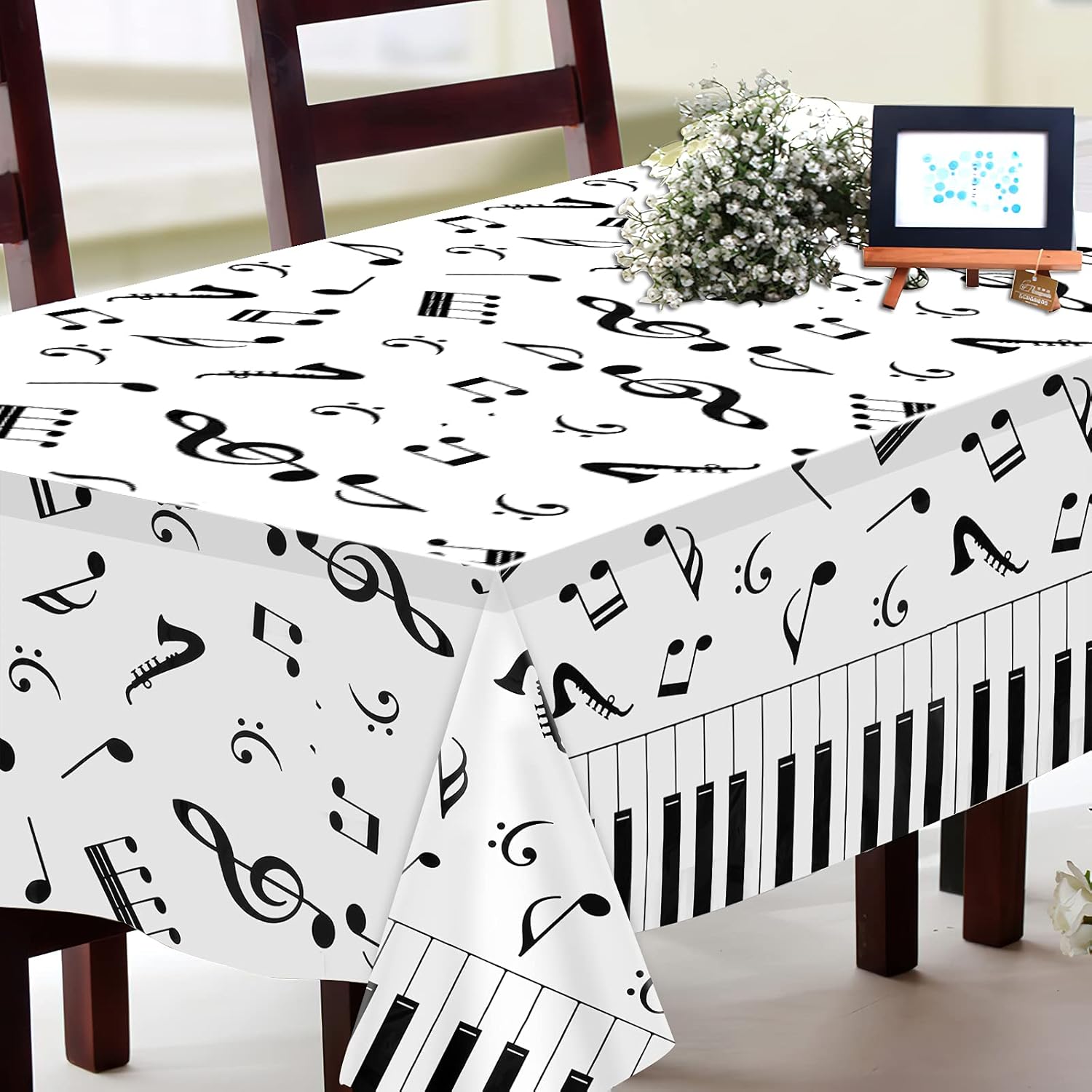 PHOGARY Musical Notes Tablecover Set 3 pcs