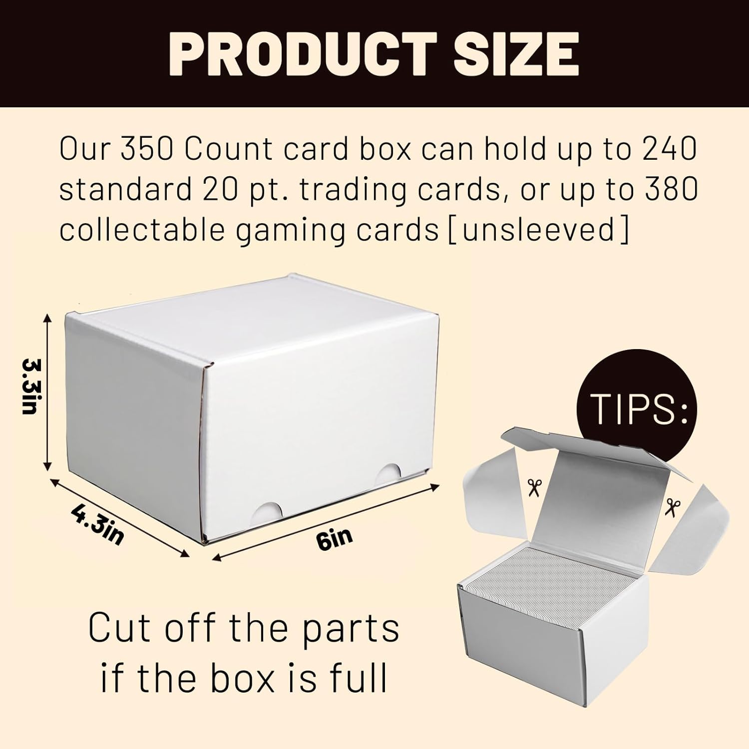 NUMINA 7 Pack Card Storage Boxes for Trading and Collectible Cards