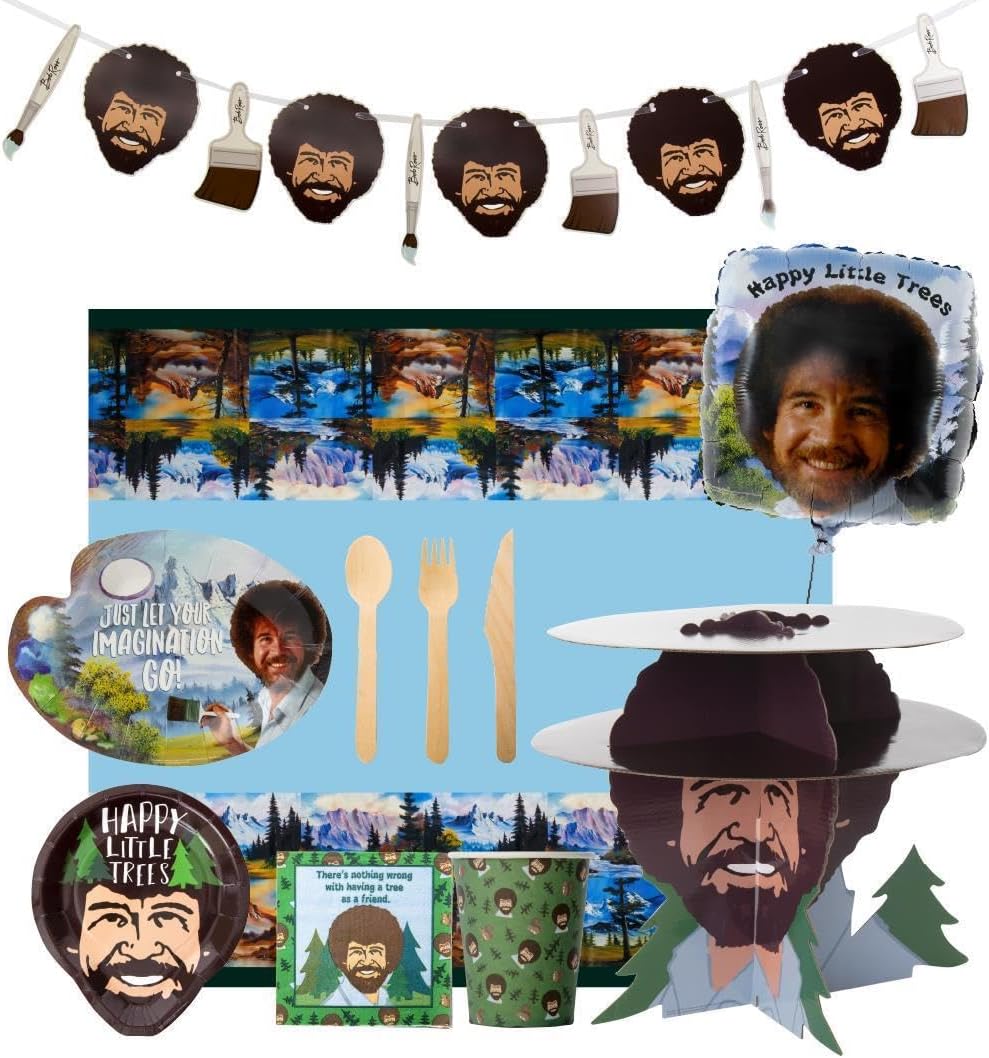 Mighty Mojo Bob Ross Party In A Box Kit