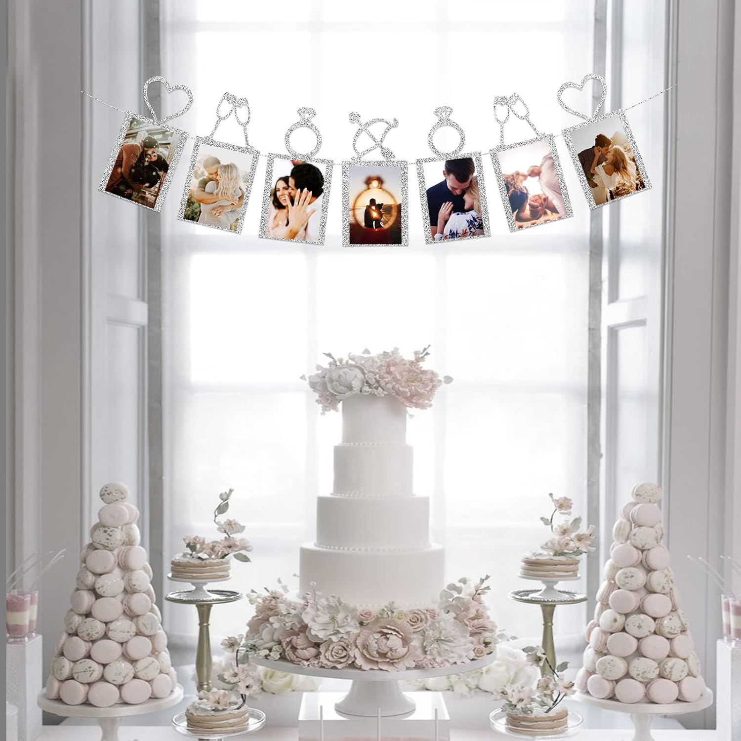 Concico Photo Banner for Wedding and Anniversary Decorations