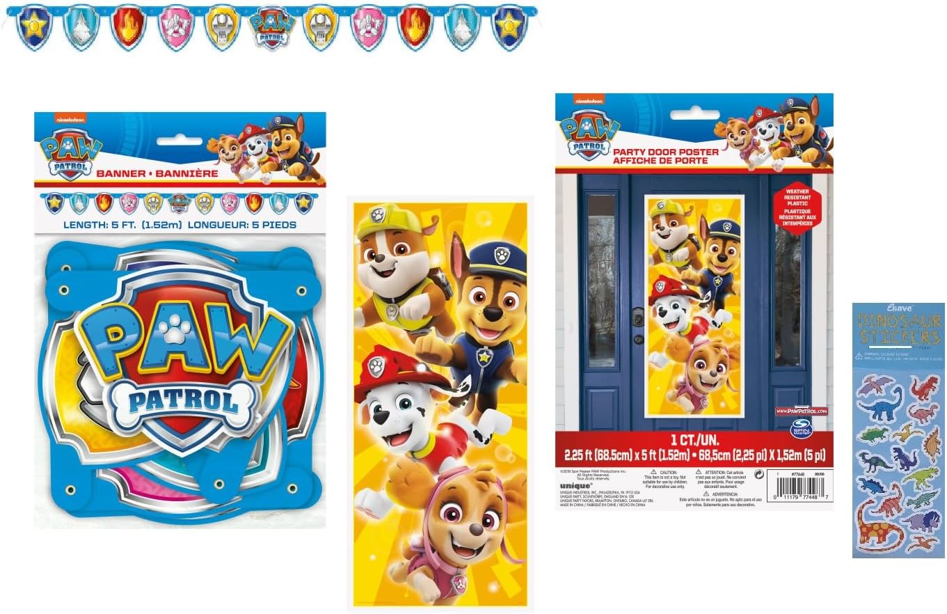 Paw Patrol Birthday Party Supplies Bundle