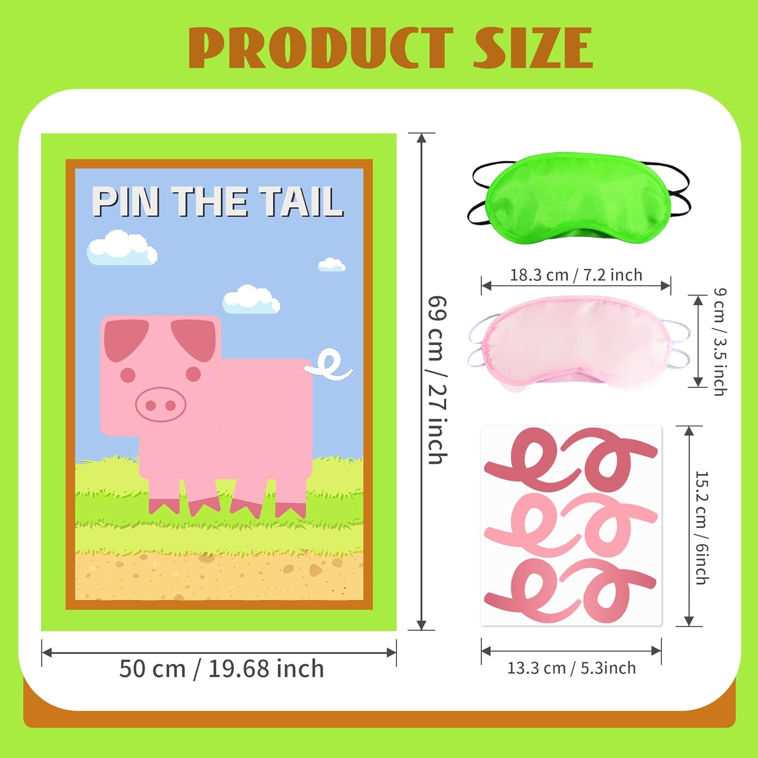Lidmada Pixel Pin The Tail Game Decor