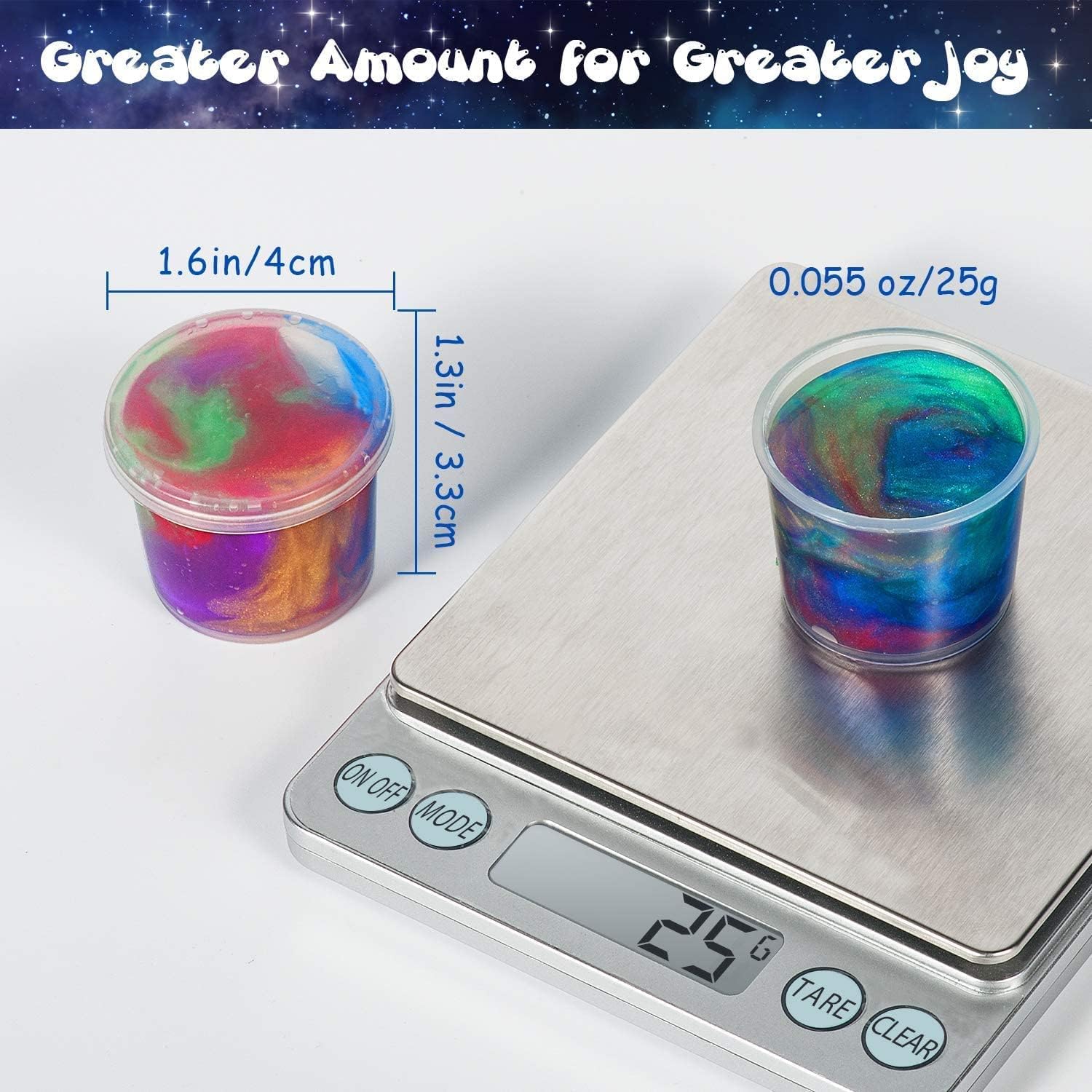Joyjoz Galaxy Slime Party Favor 24 Pieces