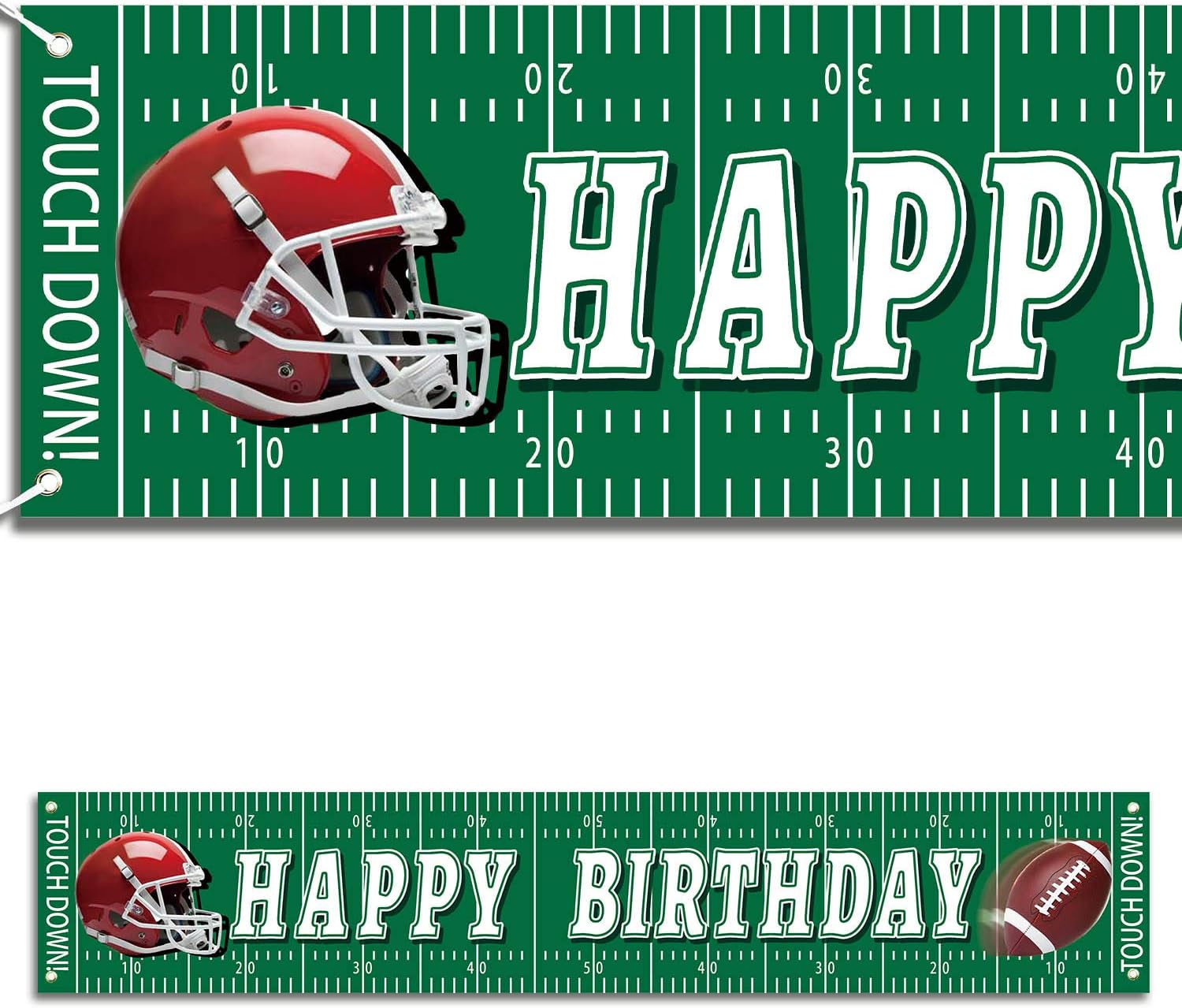 Happy Birthday Banner 6 Feet Football Decorations