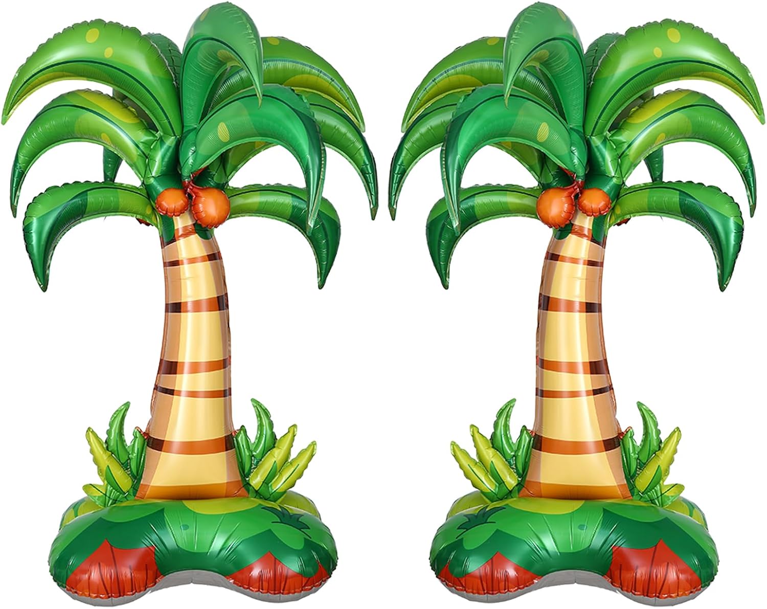 12Pcs Summer Tropical Balloon Decor Kit