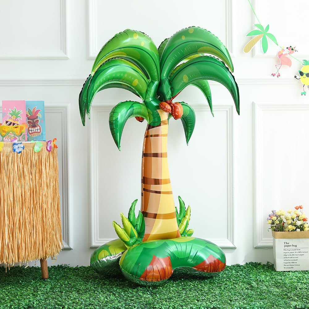 12Pcs Summer Tropical Balloon Decor Kit