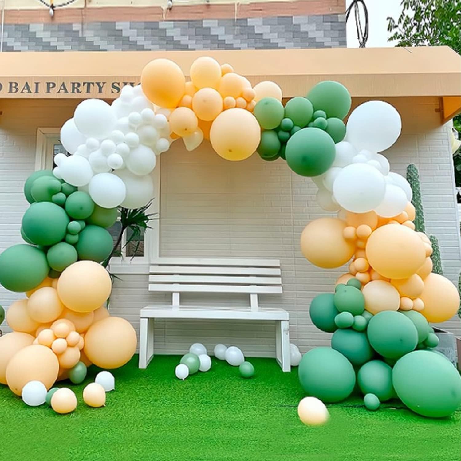 LANGXUN 20ft Balloon Arch Kit for Parties