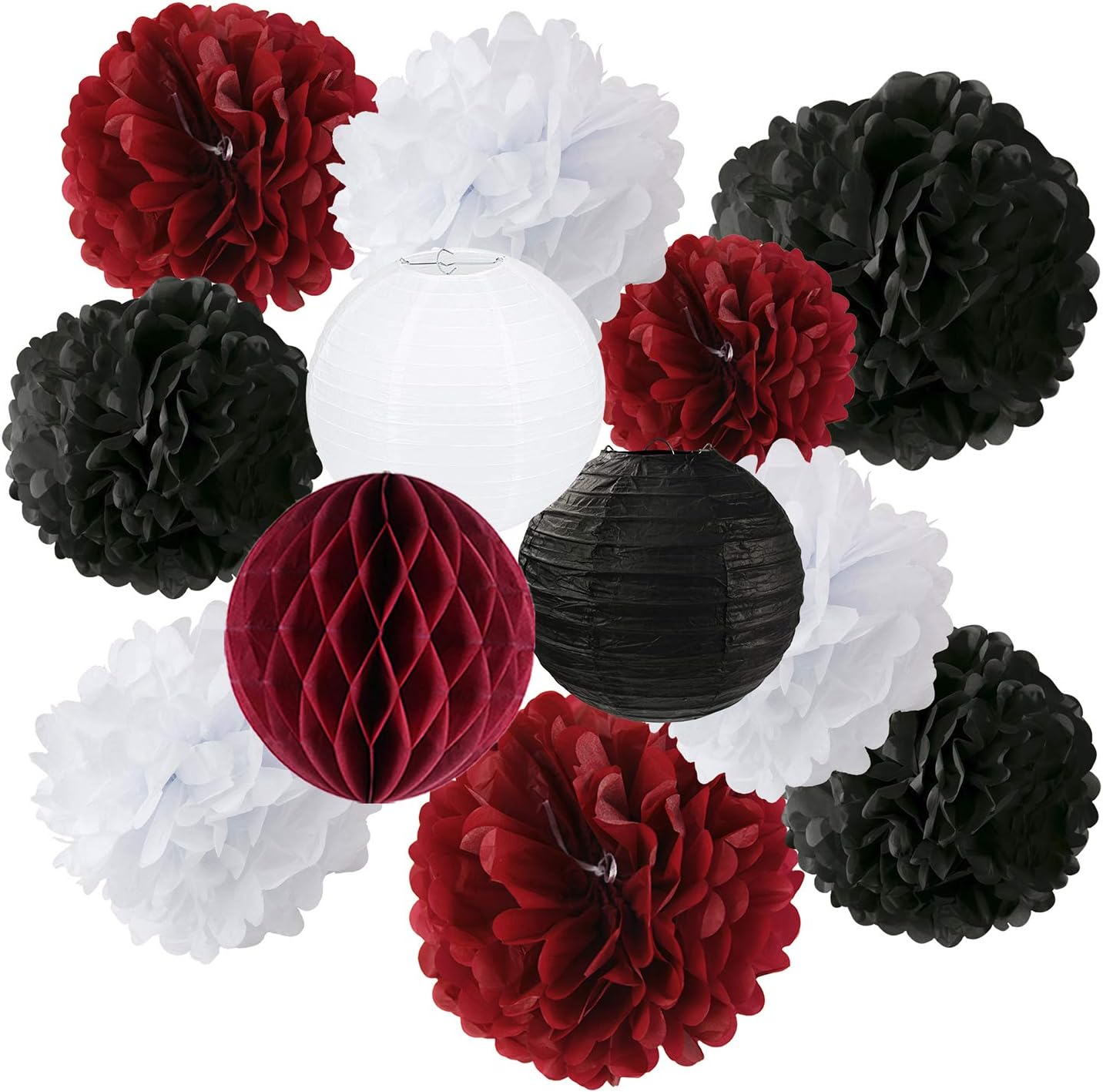 Furuix 2025 Graduation Party Decor Honeycomb Balls