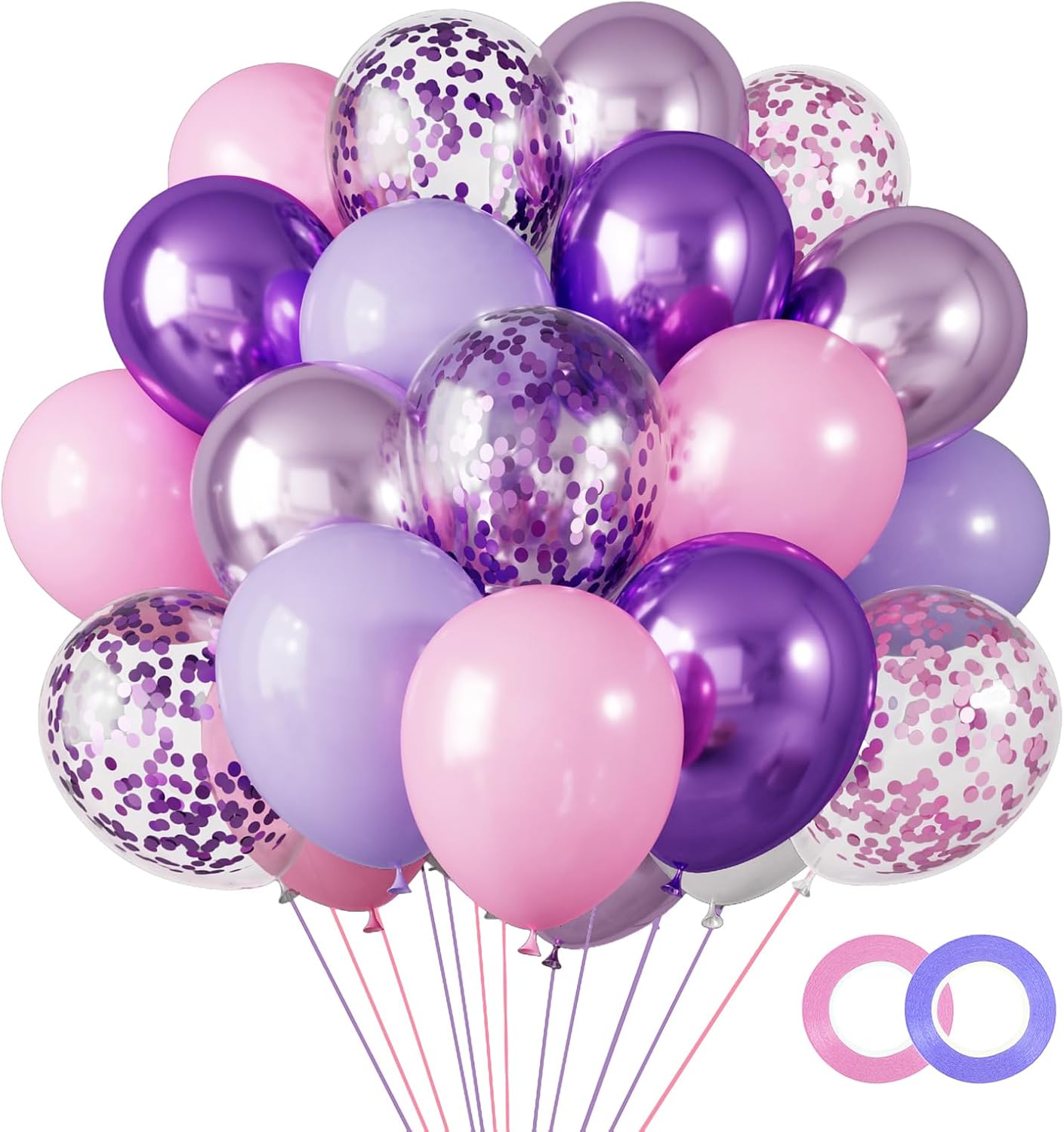 RUBFAC 65 Pcs 12 Inches Balloon Arch Garland Kit