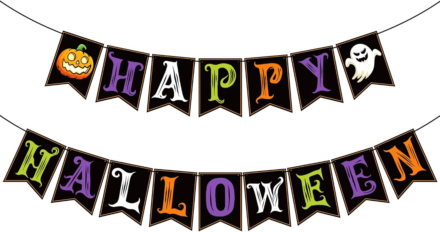 OHOME Halloween Decorations Banner