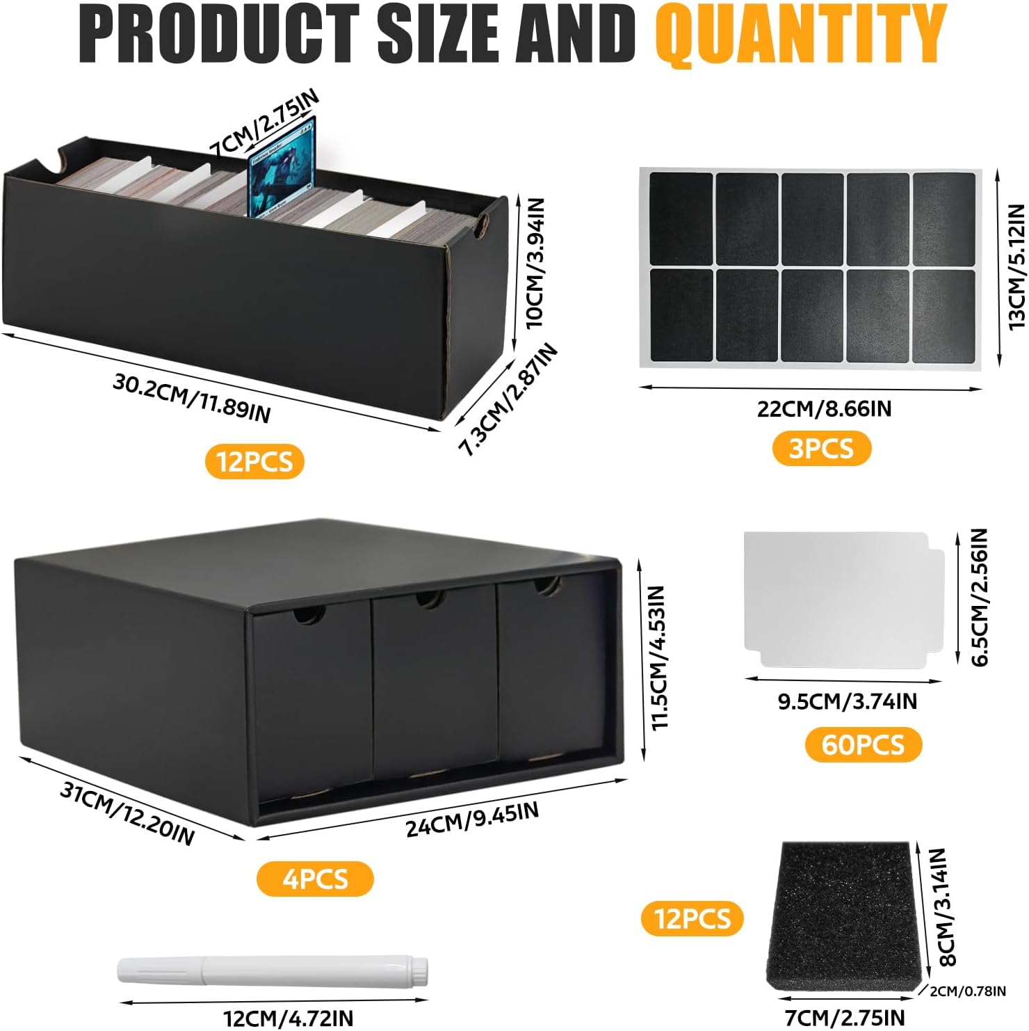 12000 Plus Card Storage Box For Trading Cards
